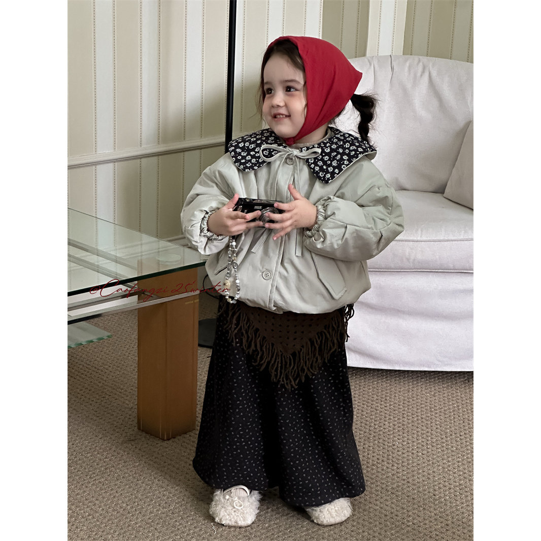 CFZ·25冬~花布领派克汉服服25375（童装汉服）