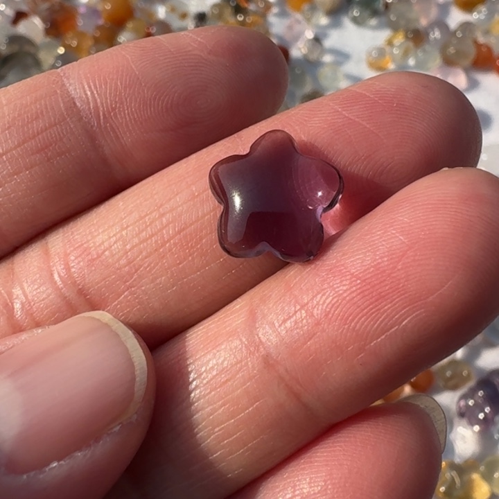 紫晶颈饰未镶嵌吊坠