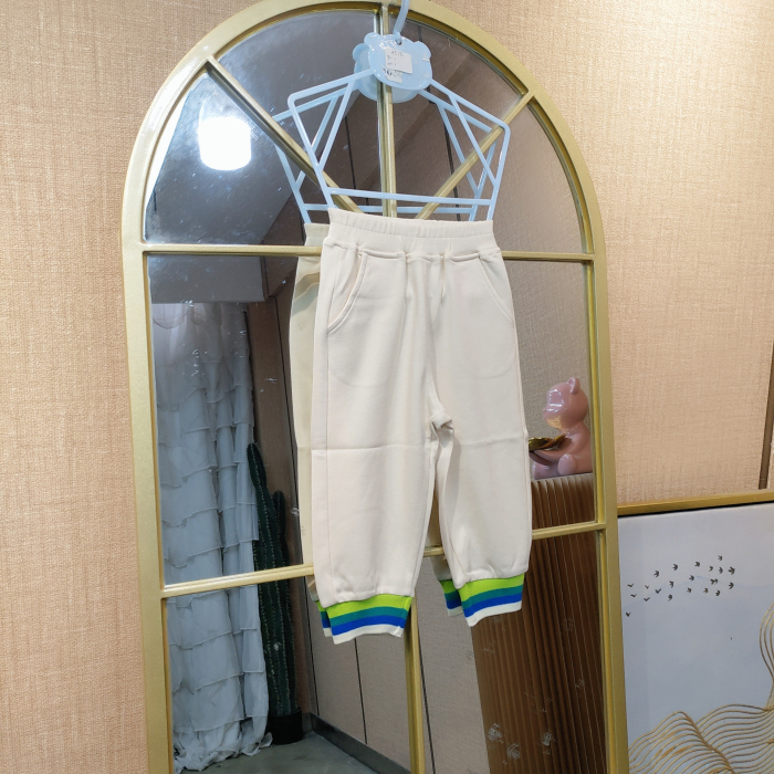 AE195   宝宝杏色单层裤子