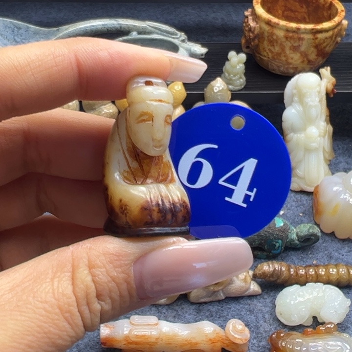 和田玉未镶嵌挂件