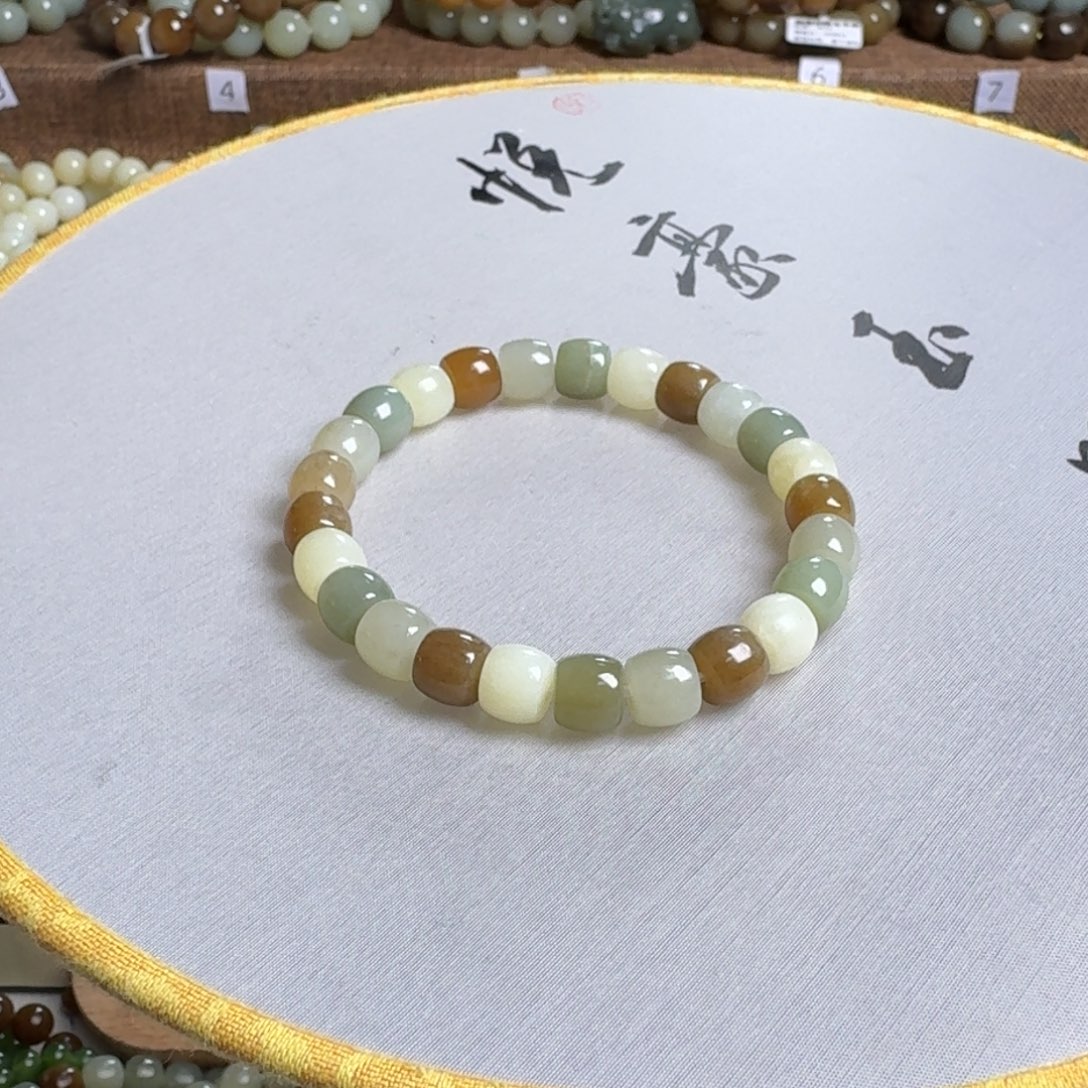 和田玉手链未镶嵌