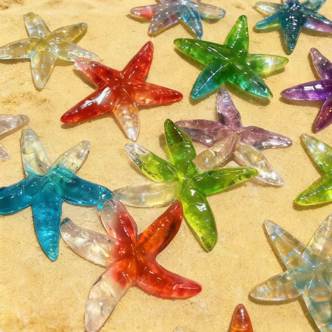 海星软糖高颜值果汁软糖4d爆浆果味软糖橡皮糖果零食