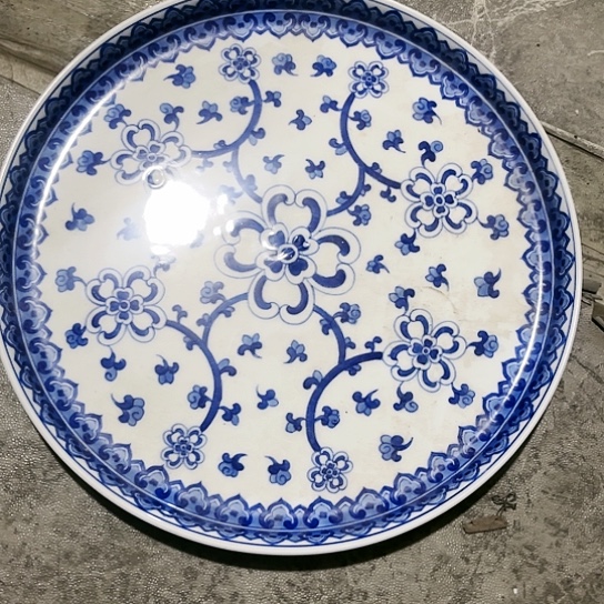 盘手绘茶盘一个陶瓷陶瓷