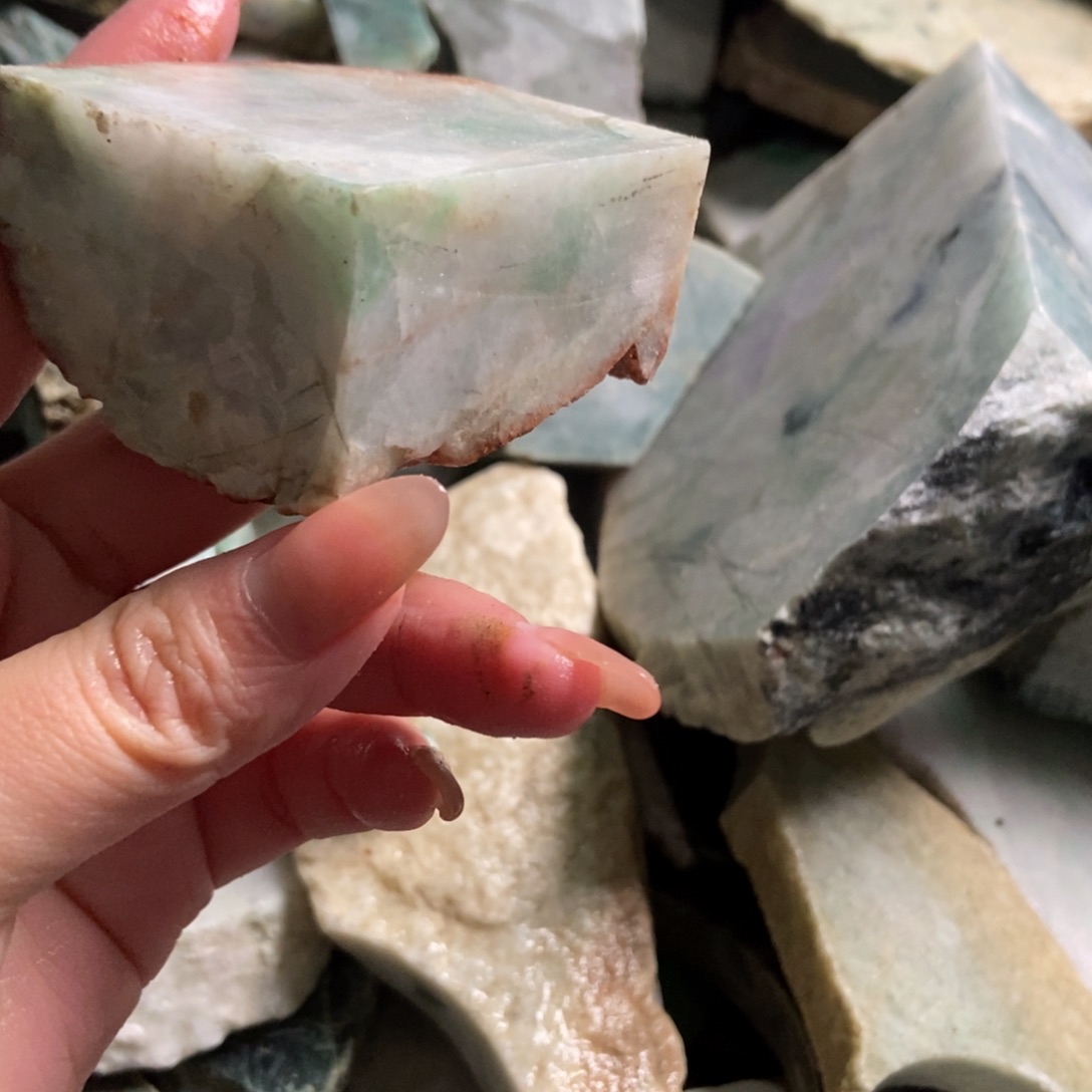 翡翠未镶嵌挂件天然翡翠