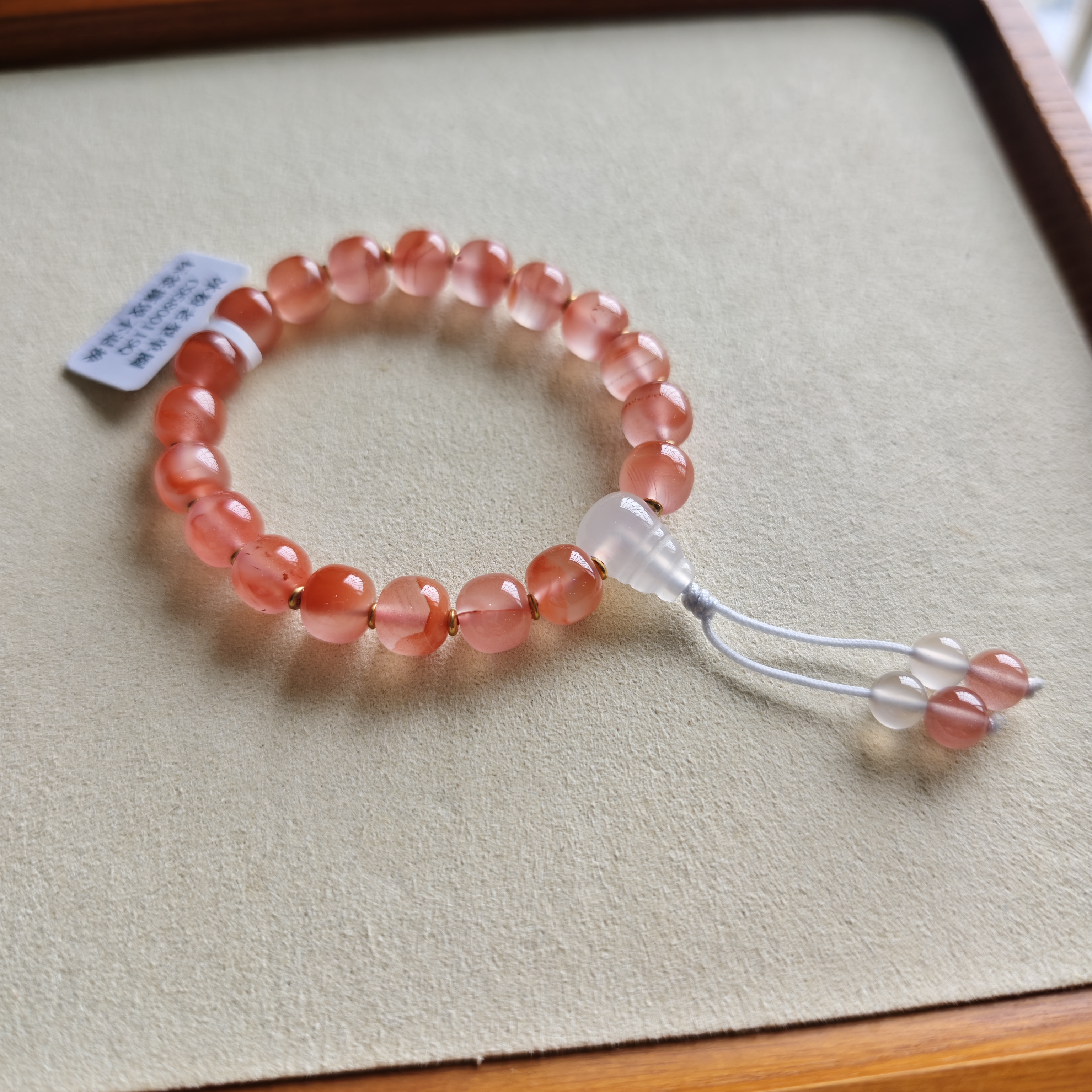 【原矿无注胶】冰粉老型单圈卡8手串