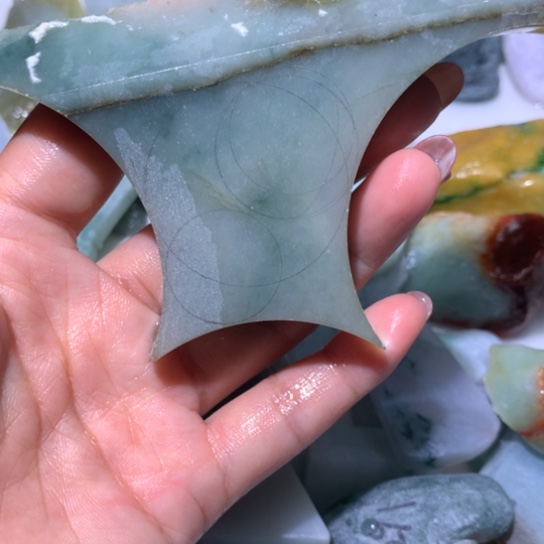 翡翠散珠翡翠边角料