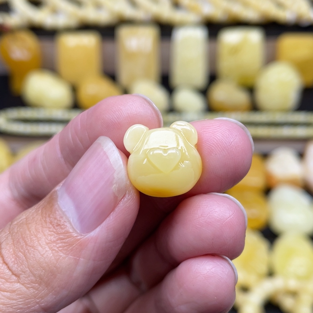 琥珀未镶嵌裸石琥珀蜜蜡