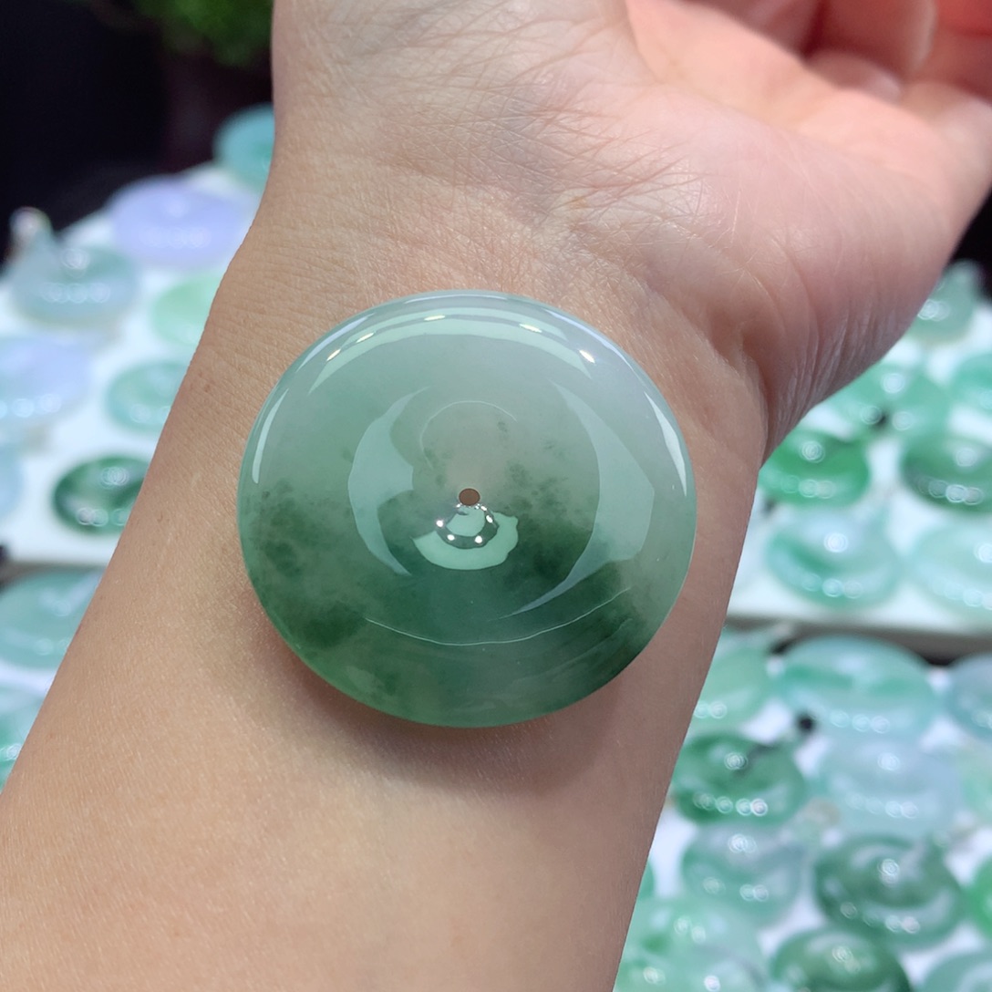 颈饰未镶嵌翡翠34尺寸34.9*5.7