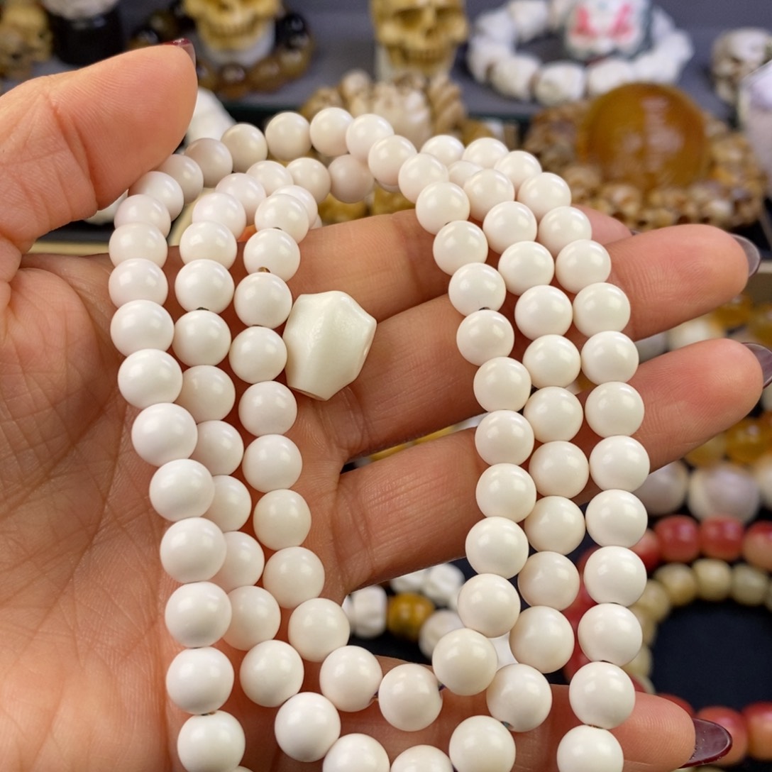 鹿骨把件好看好玩