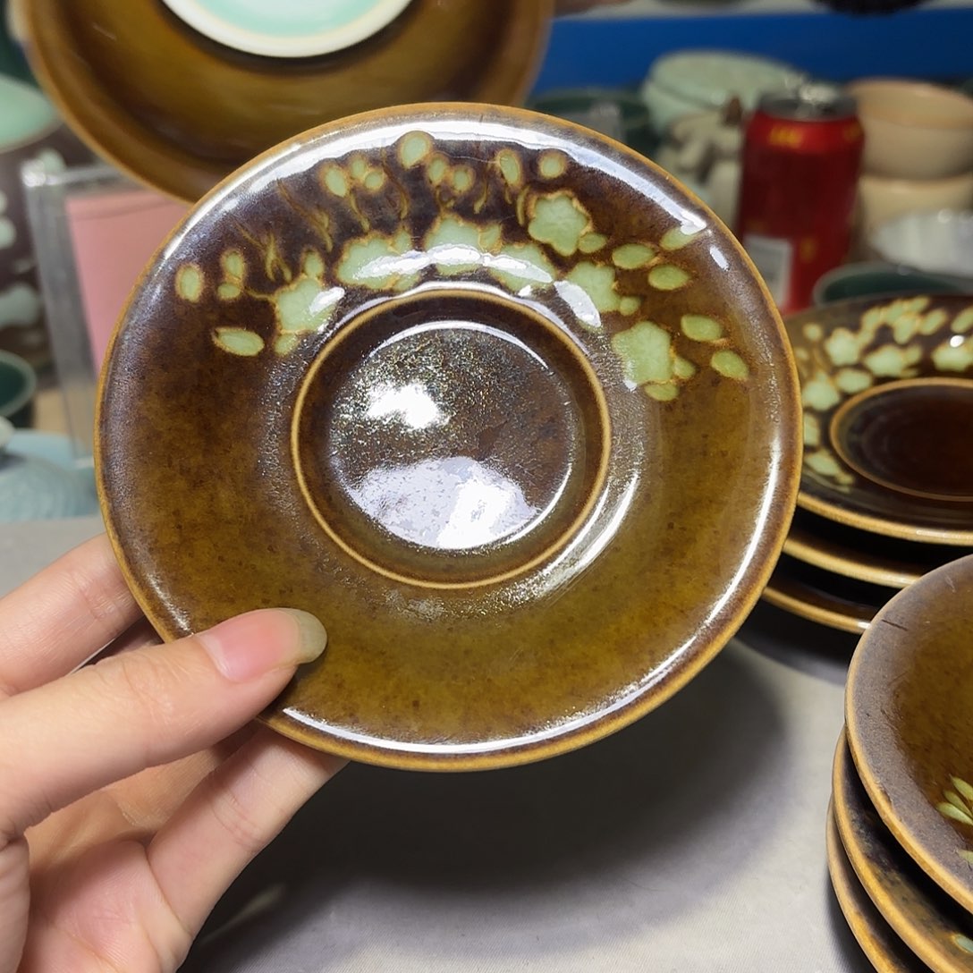 龙泉云间青瓷小米茶器