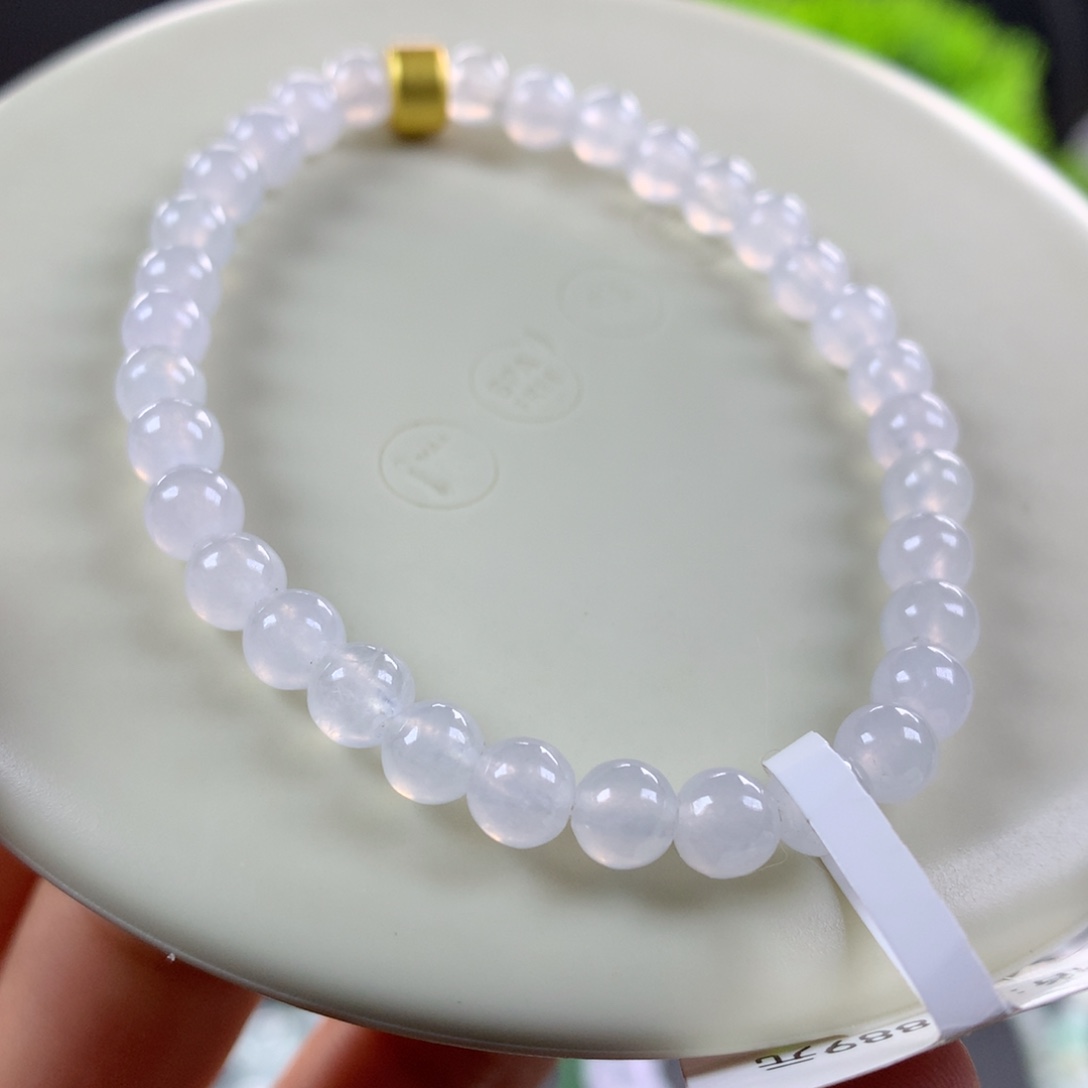 翡翠未镶嵌手链28号卡5