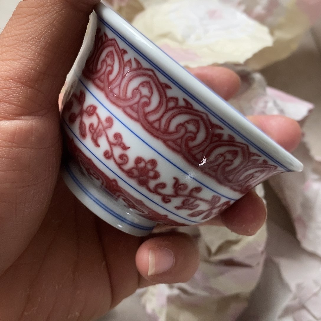 杯小*榴景德镇高温还原陶瓷