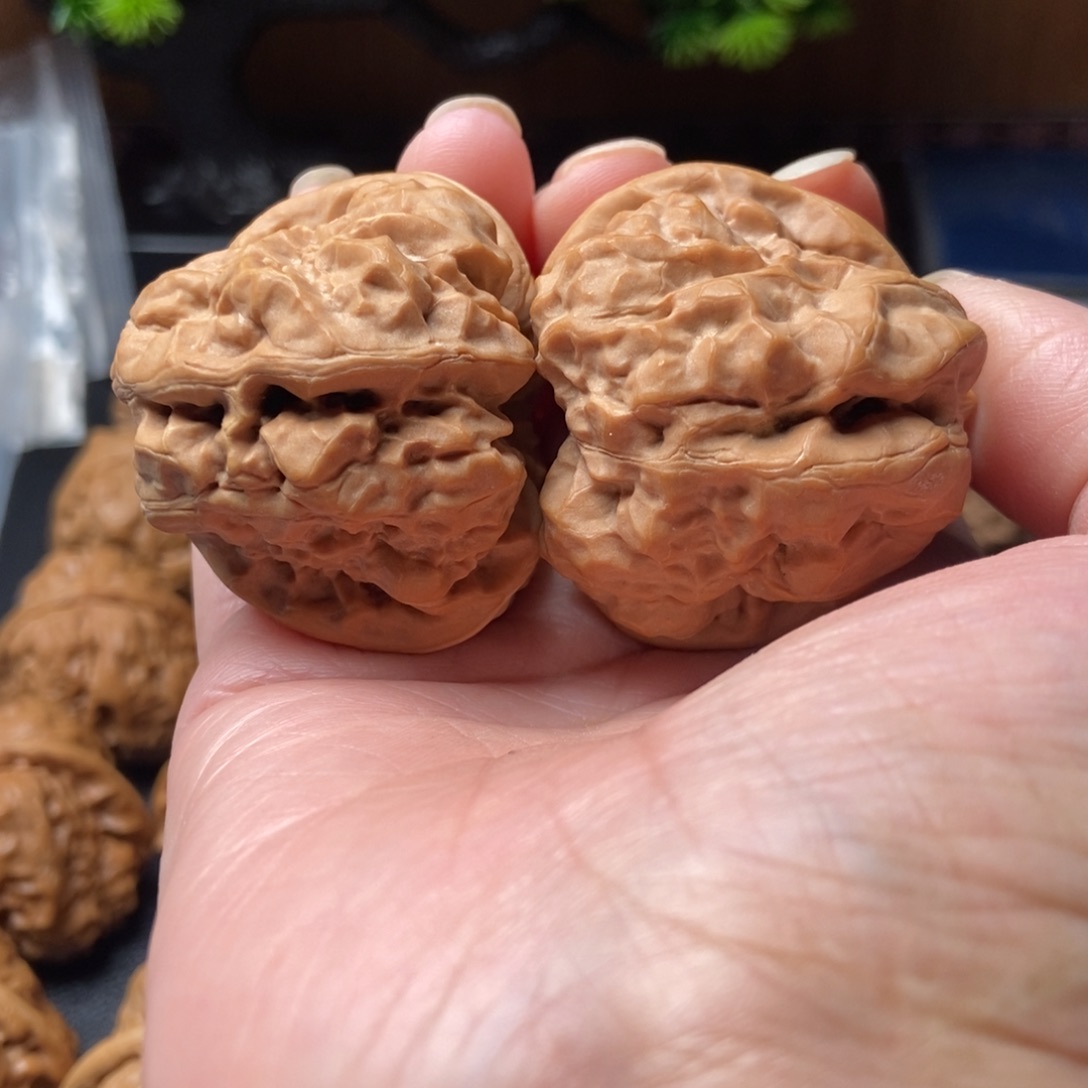 এ***এ文玩核桃把件蛤蟆头