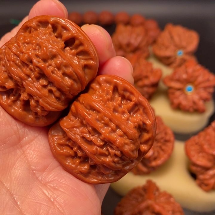 潇***哥工艺核桃制作过程制作