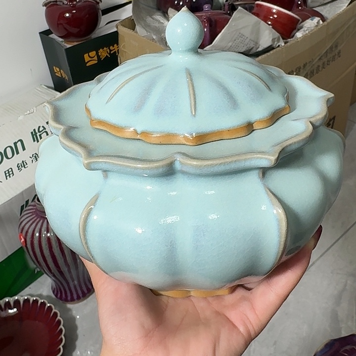 陶摆件郑家钧窑摆件