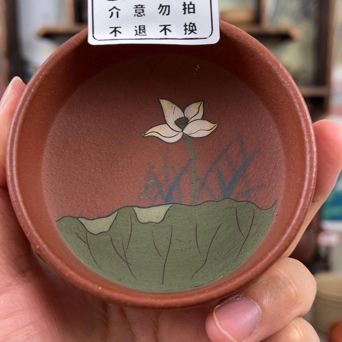 紫砂茶杯拙器甄选，纯原本矿。