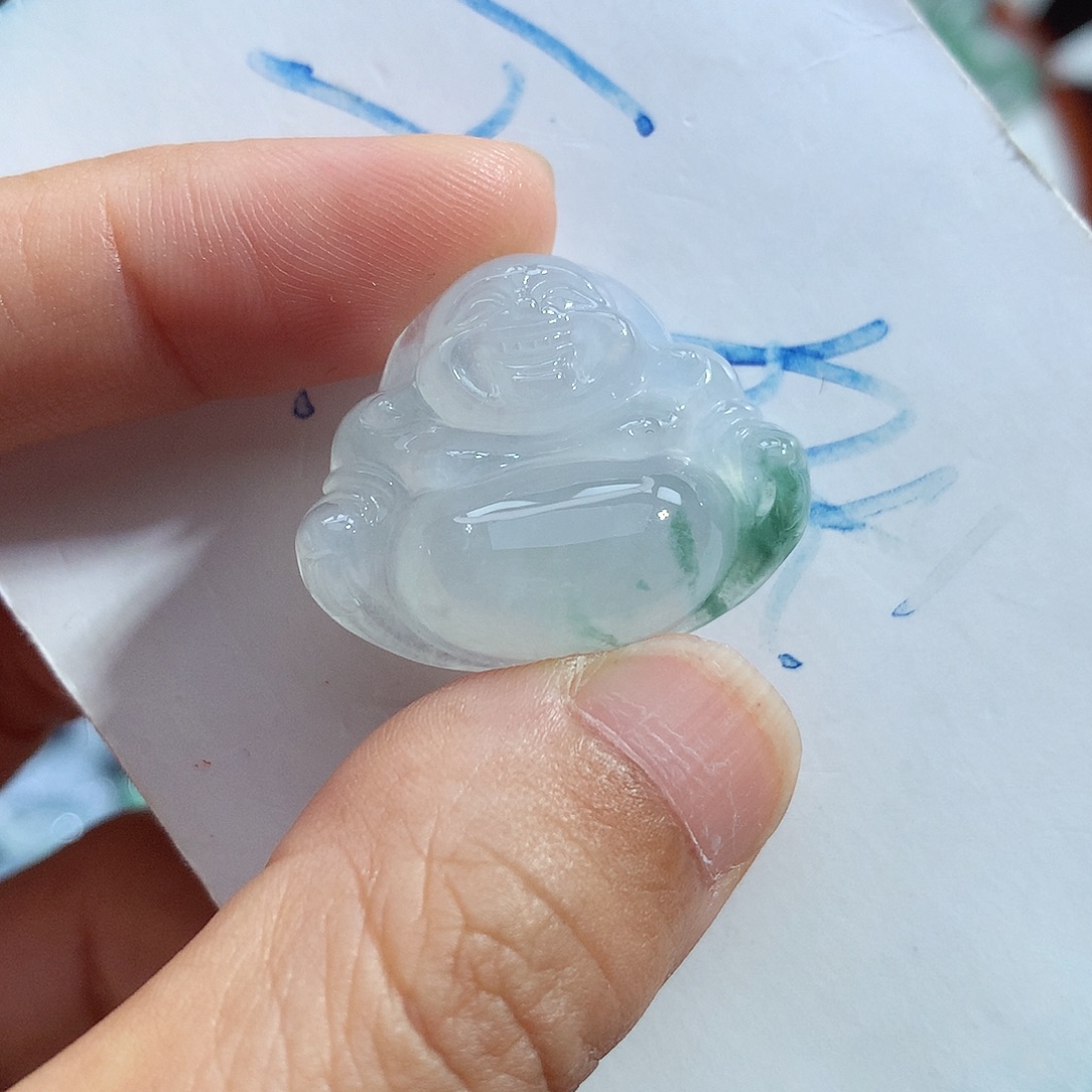 颈饰未镶嵌翡翠佛公