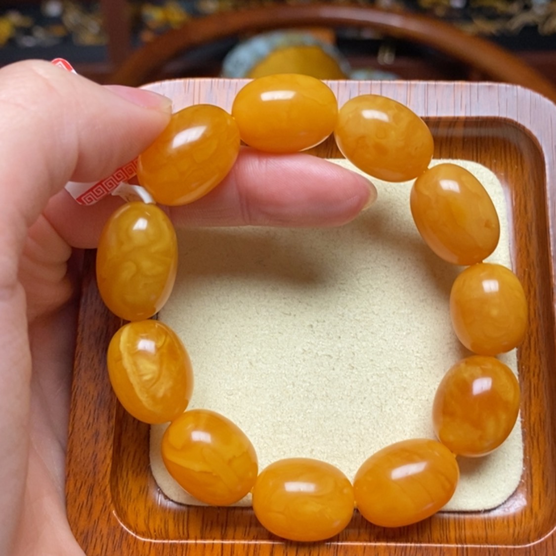 【闪购商品】蜜蜡手链未镶嵌手串
