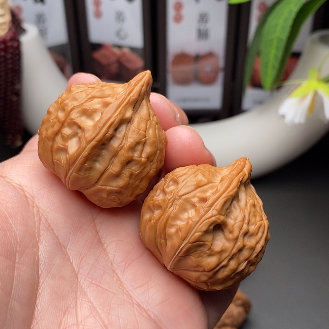 文玩核桃把件龟甲纹35