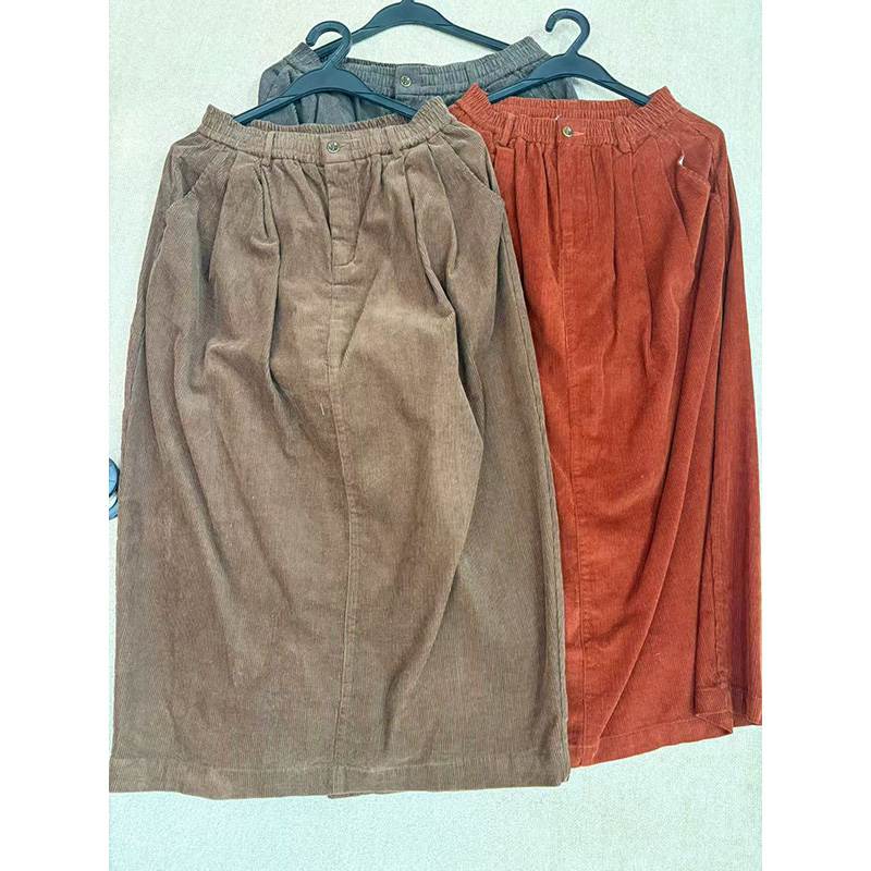 DaoZi/丹丹 7128灯芯绒半身裙