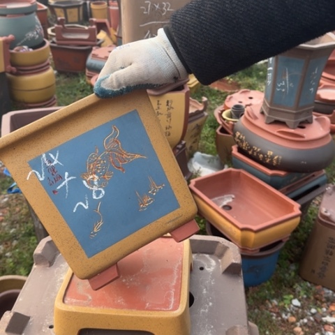 红陶紫砂花盆盆景盆栽