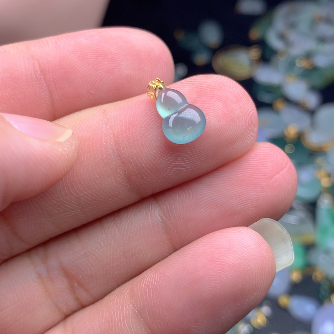 【闪购商品】翡翠18K金镶嵌颈饰翡翠