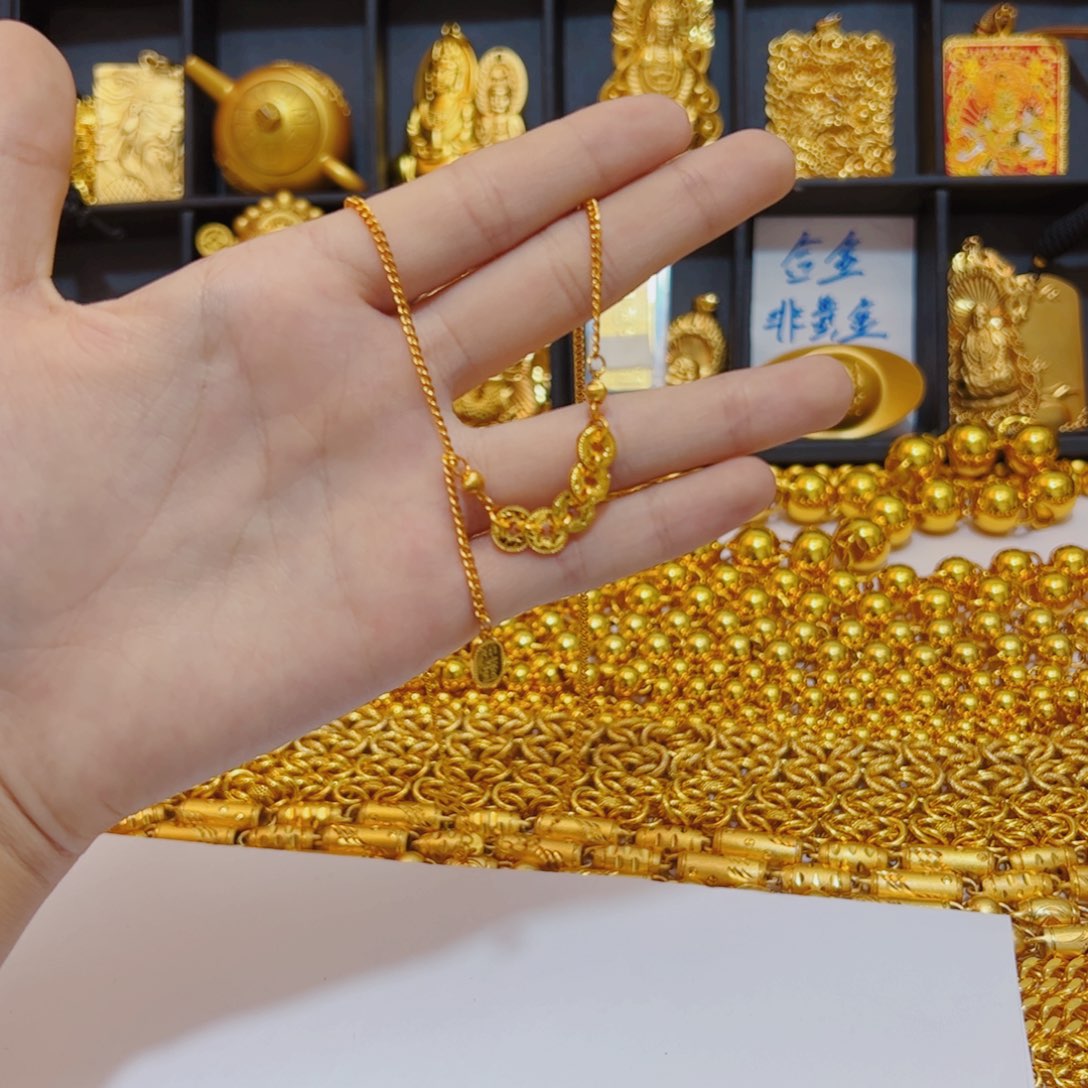 合金无合金无五帝钱项链
