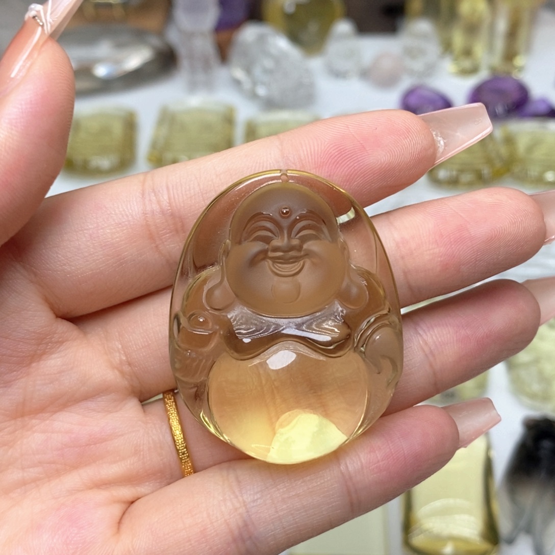 木质非金属大肚弥勒佛