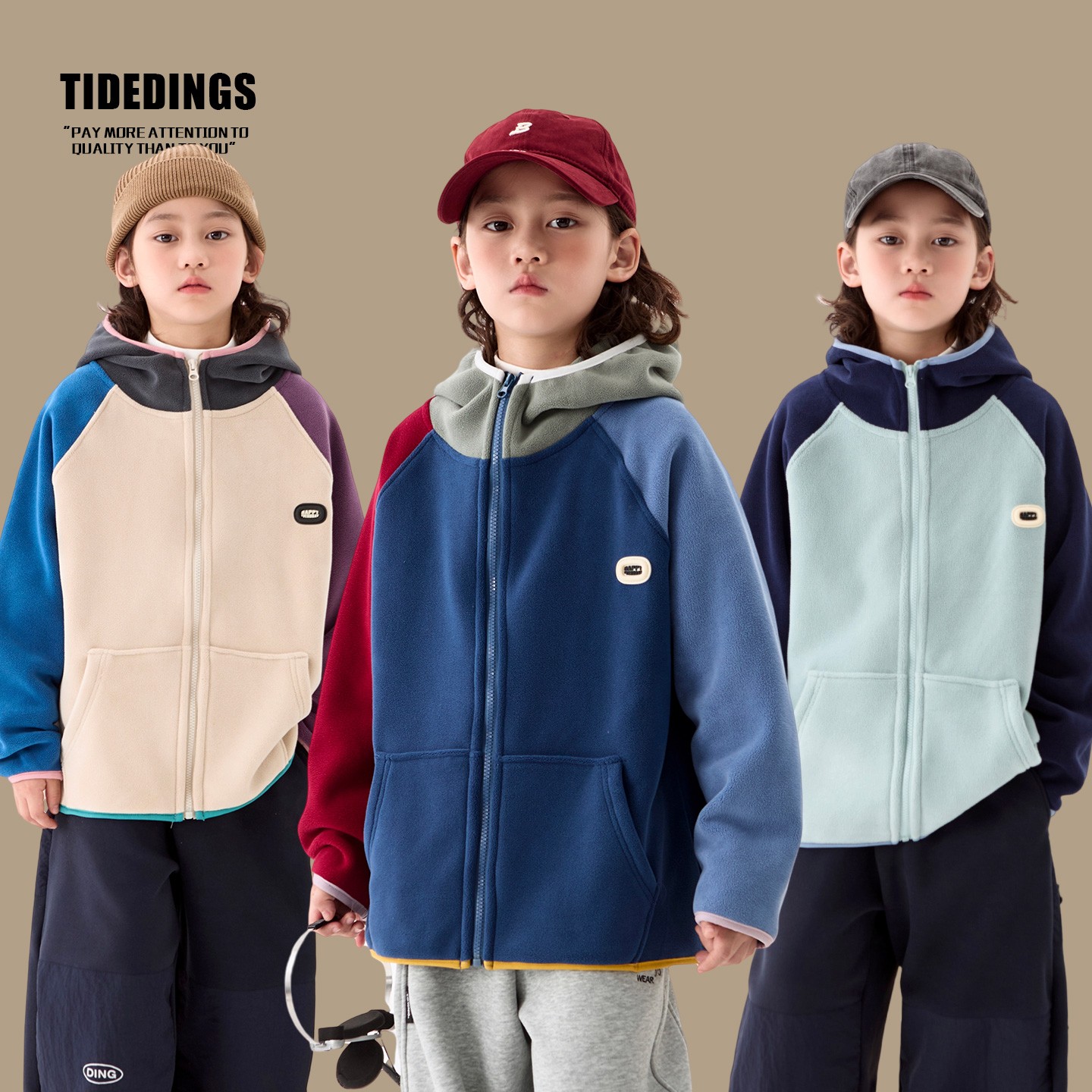 【现货】童装2025冬季新款男童奥粒绒连帽外套中大童保暖上衣25405