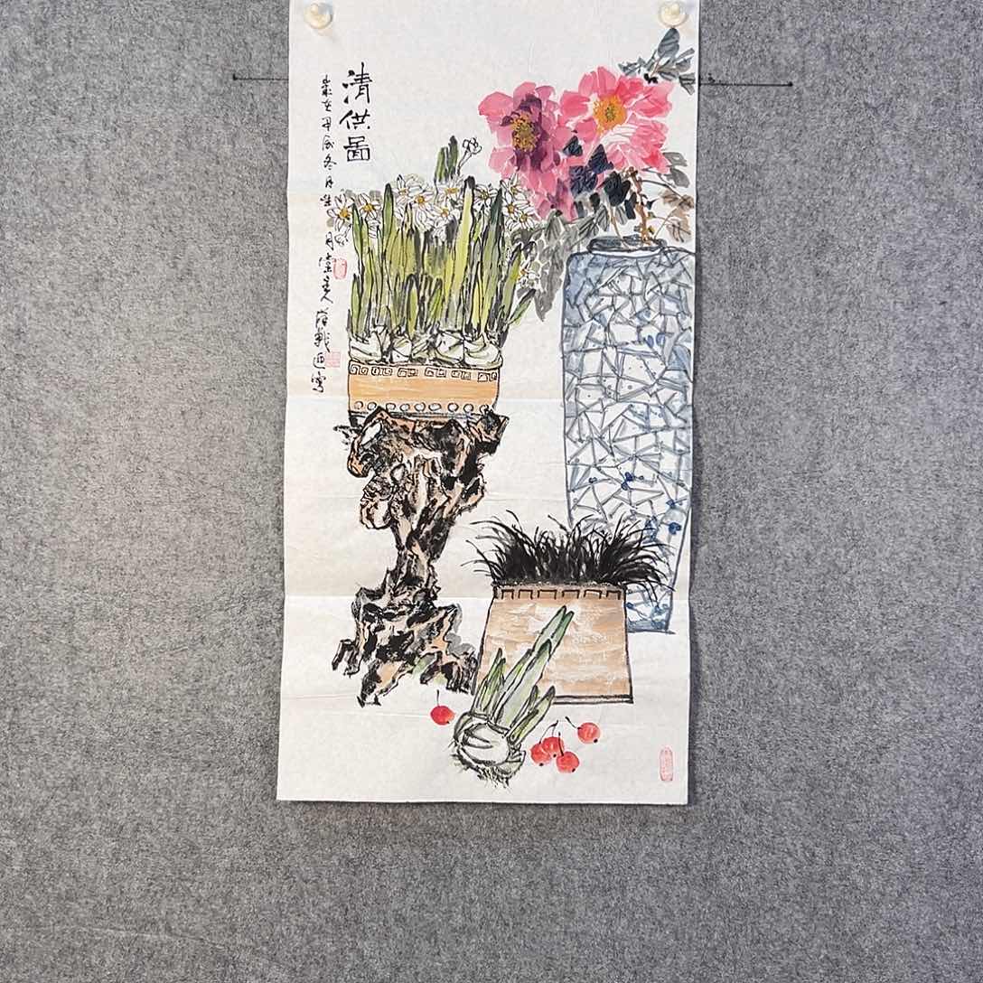 国画548 牡丹之花之香飘四时