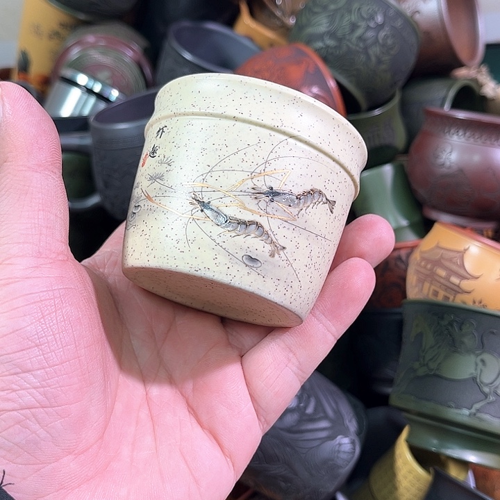 茶杯紫砂全手工紫砂主人杯