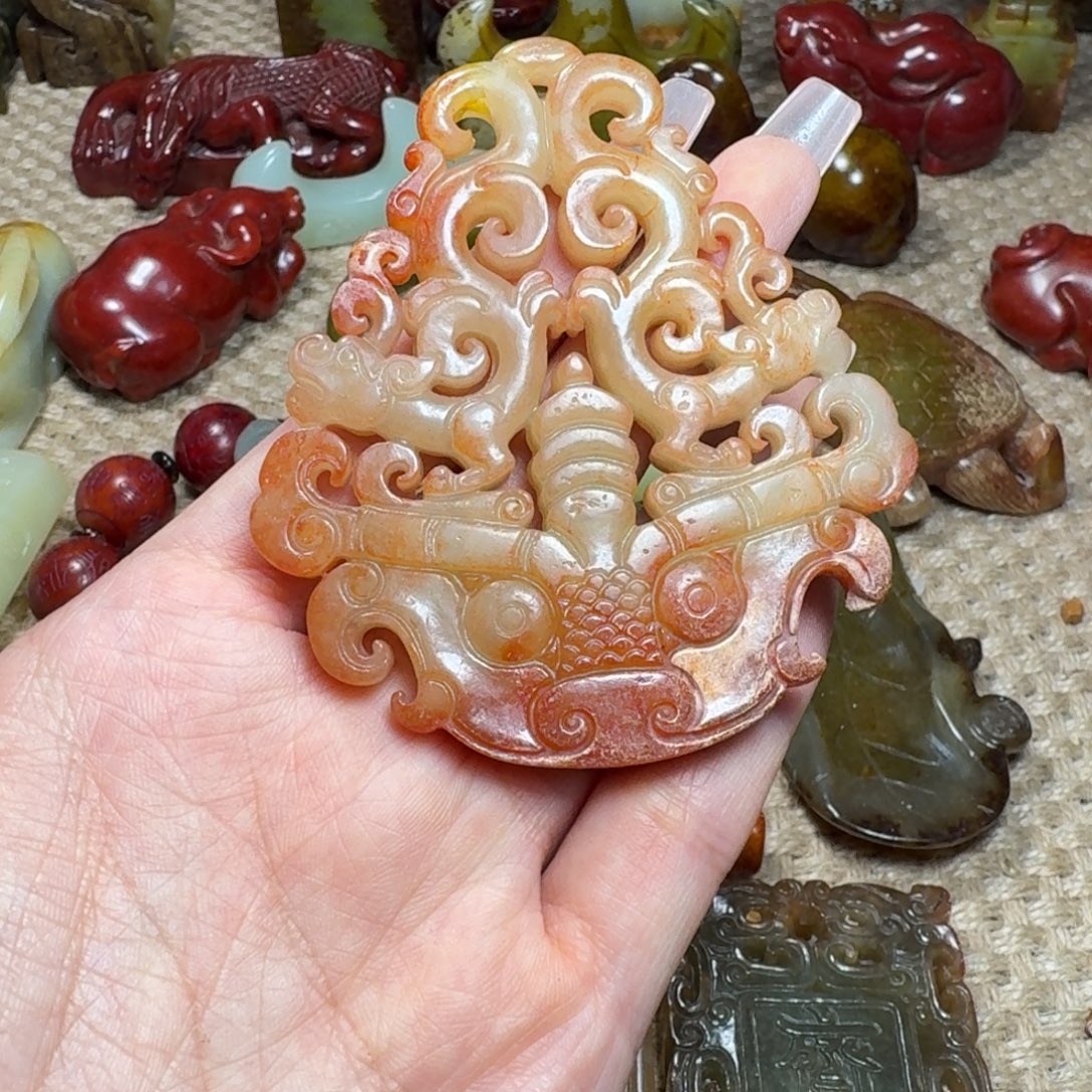 吊坠白玉菩提挂件