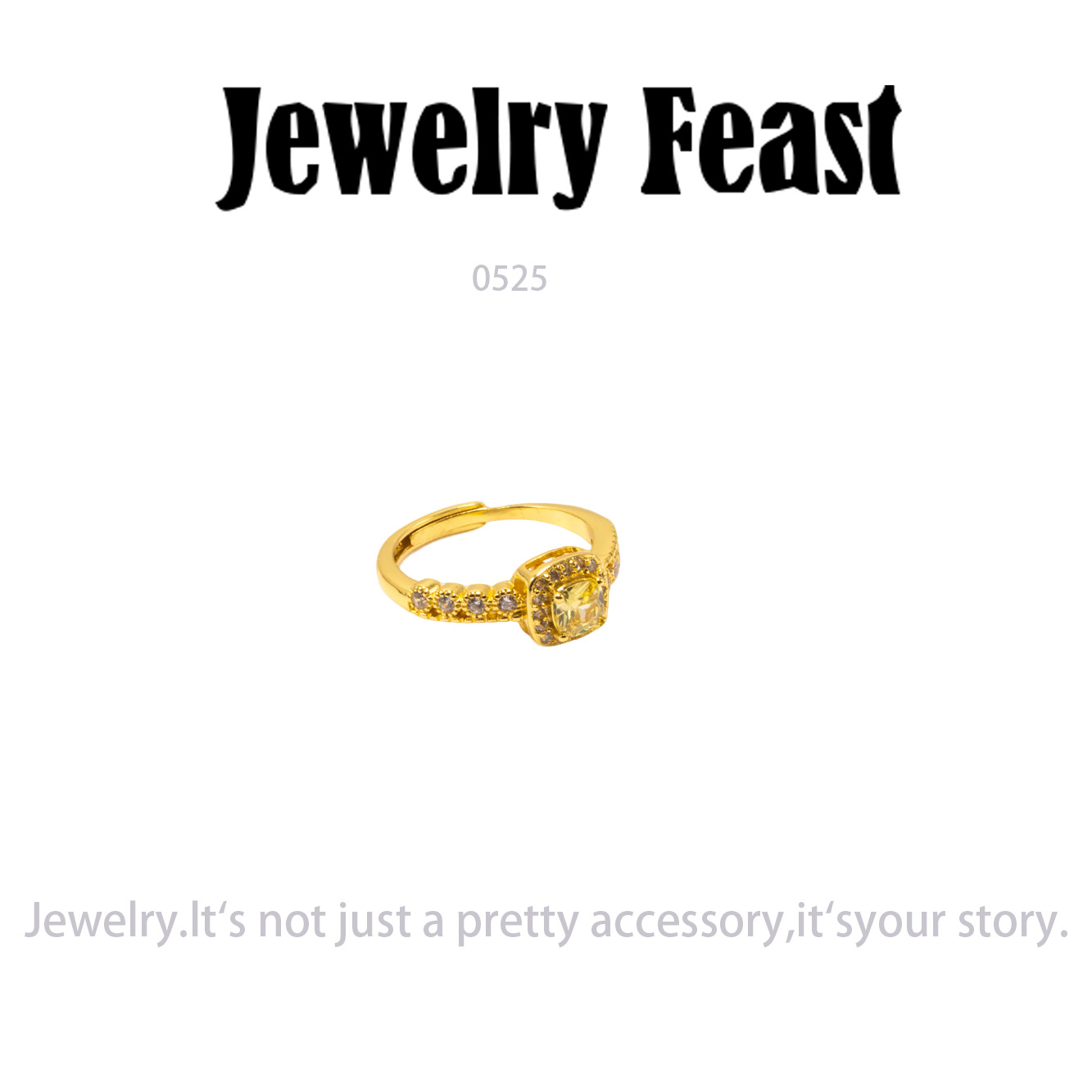 镀K金   Jewelry Feast   戒指~0525