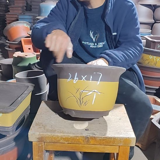 宜兴紫砂花盆清仓库清仓处理花盆清仓处理