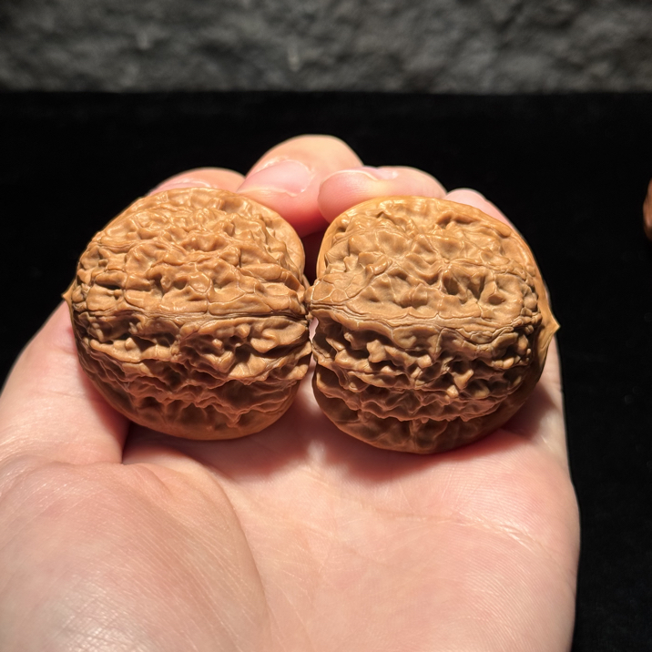 野生小众文玩核桃41尺骨质沉手尖修 17