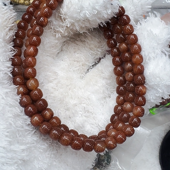 星月菩提手串322殿堂粉冰遇华星月菩提76桶108