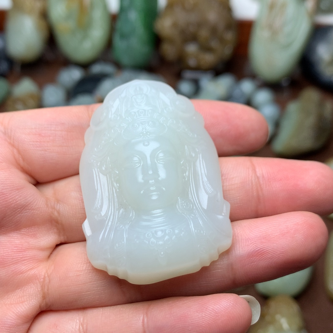 和田玉挂件未镶嵌