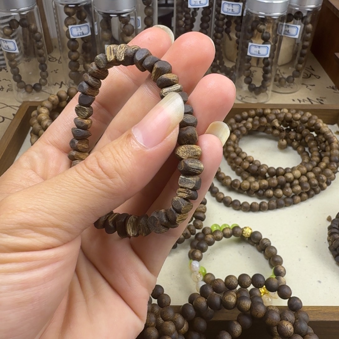 沉香沉香碎屑福利款卡7规格小碎银子单圈