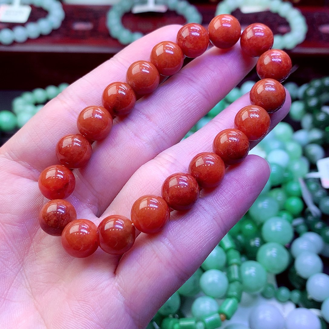 翡翠未镶嵌毛衣链