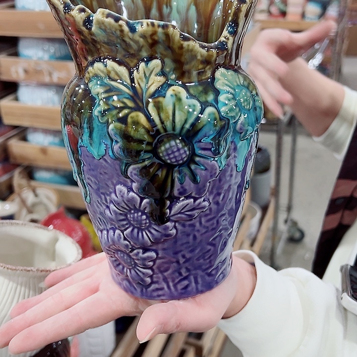 有孔，凑单福利满10元发货陶瓷多肉花盆！