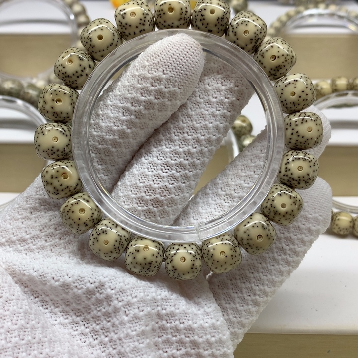 星月菩提手串11号 青花瓷月留白小细星12/11