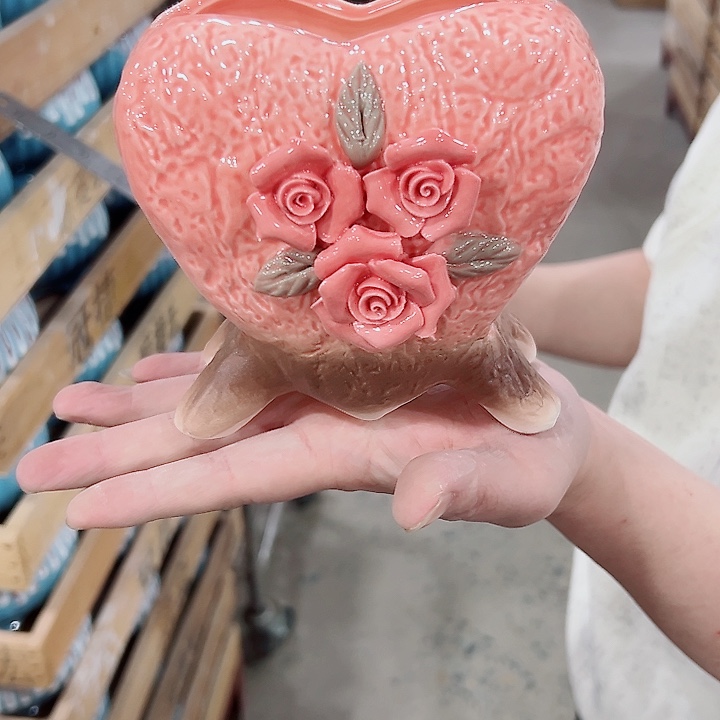 有孔.凑满10元发货多肉陶瓷花盆！