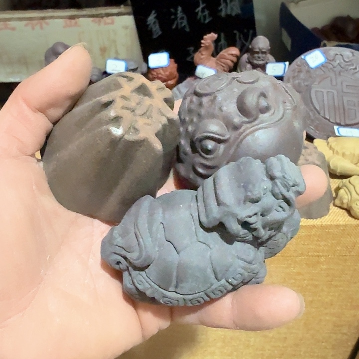 紫砂茶宠雕塑瑕疵茶宠