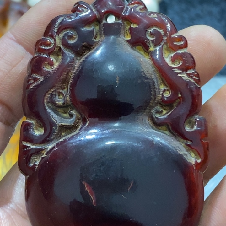 滴血莲花菩提吊坠