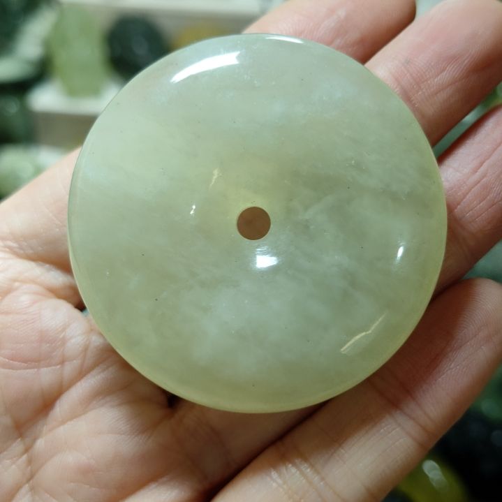 岫玉平安扣未镶嵌