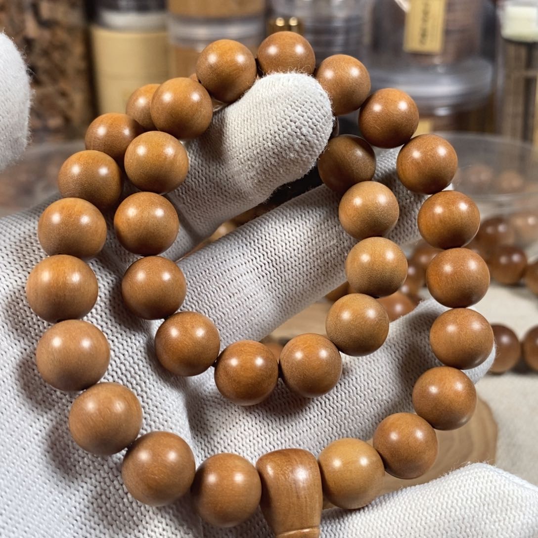 檀香木手串/手链净*1.2手持 迈索尔