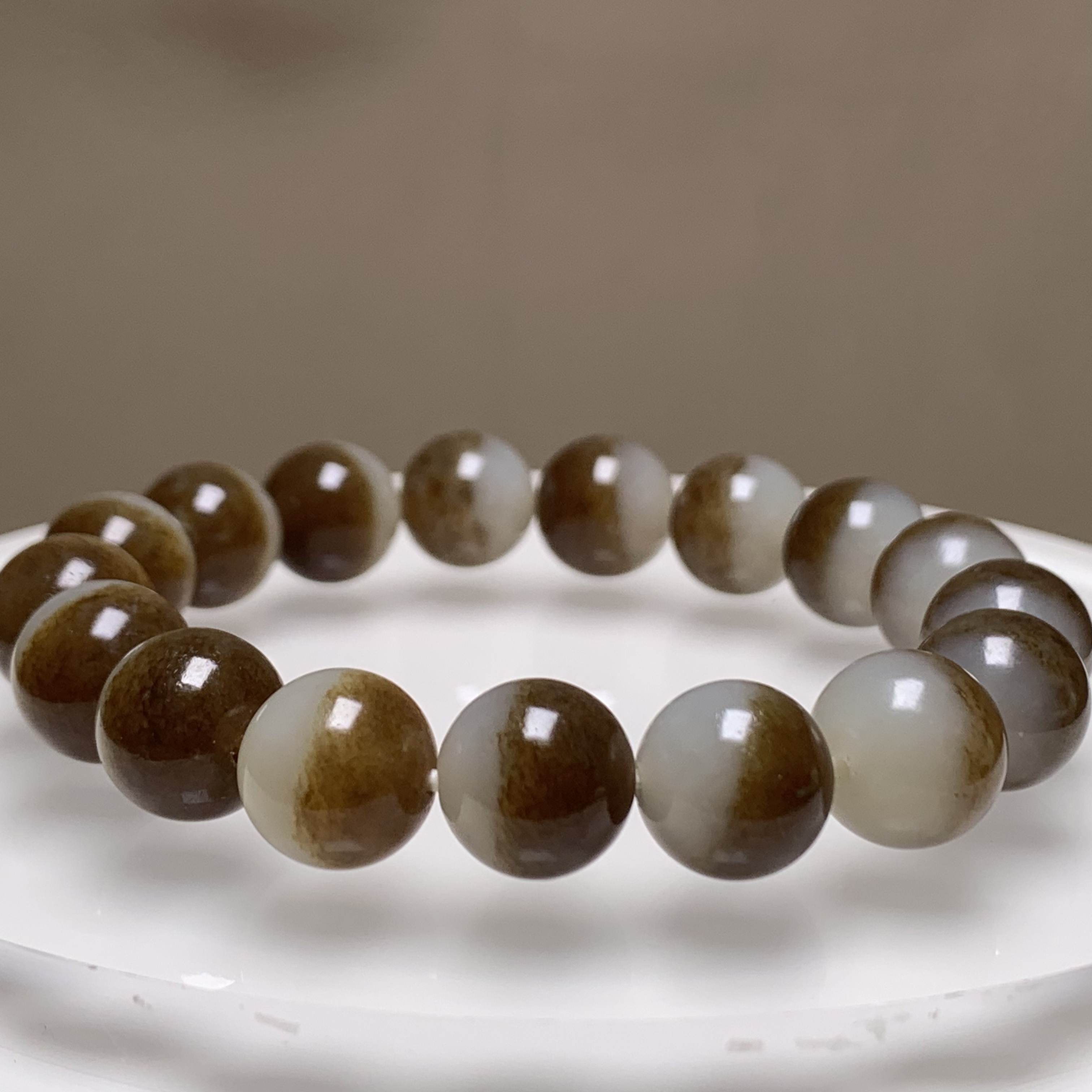 D1099珠宝玉石精选和田玉手串