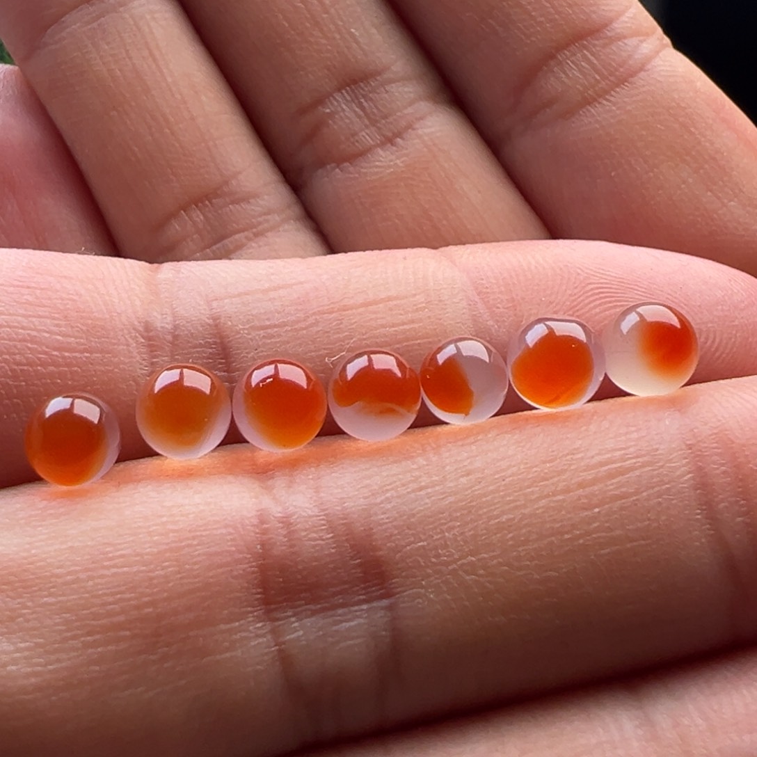 南红玛瑙圆珠5.3未镶嵌风**起