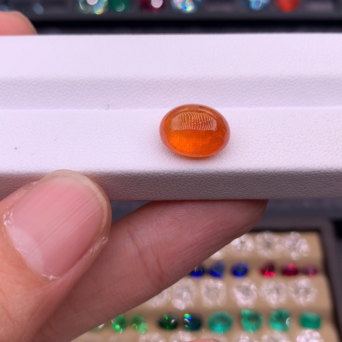 石榴石（芬达石）珠宝半成品未镶嵌