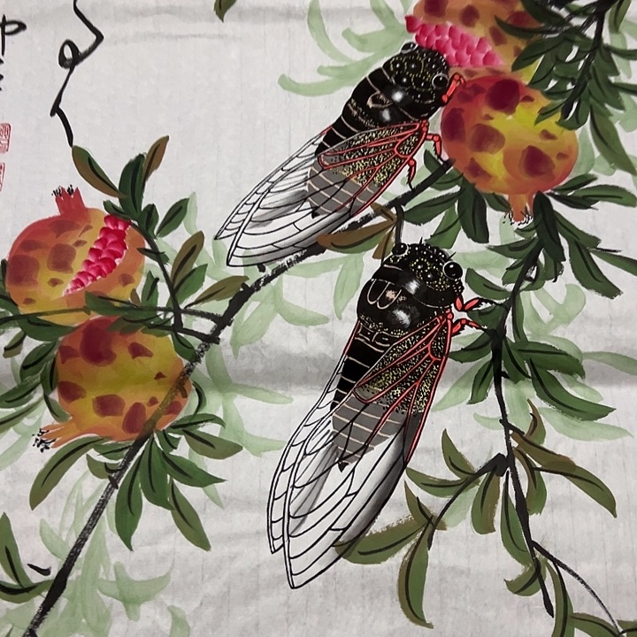 手绘国画作品欣赏